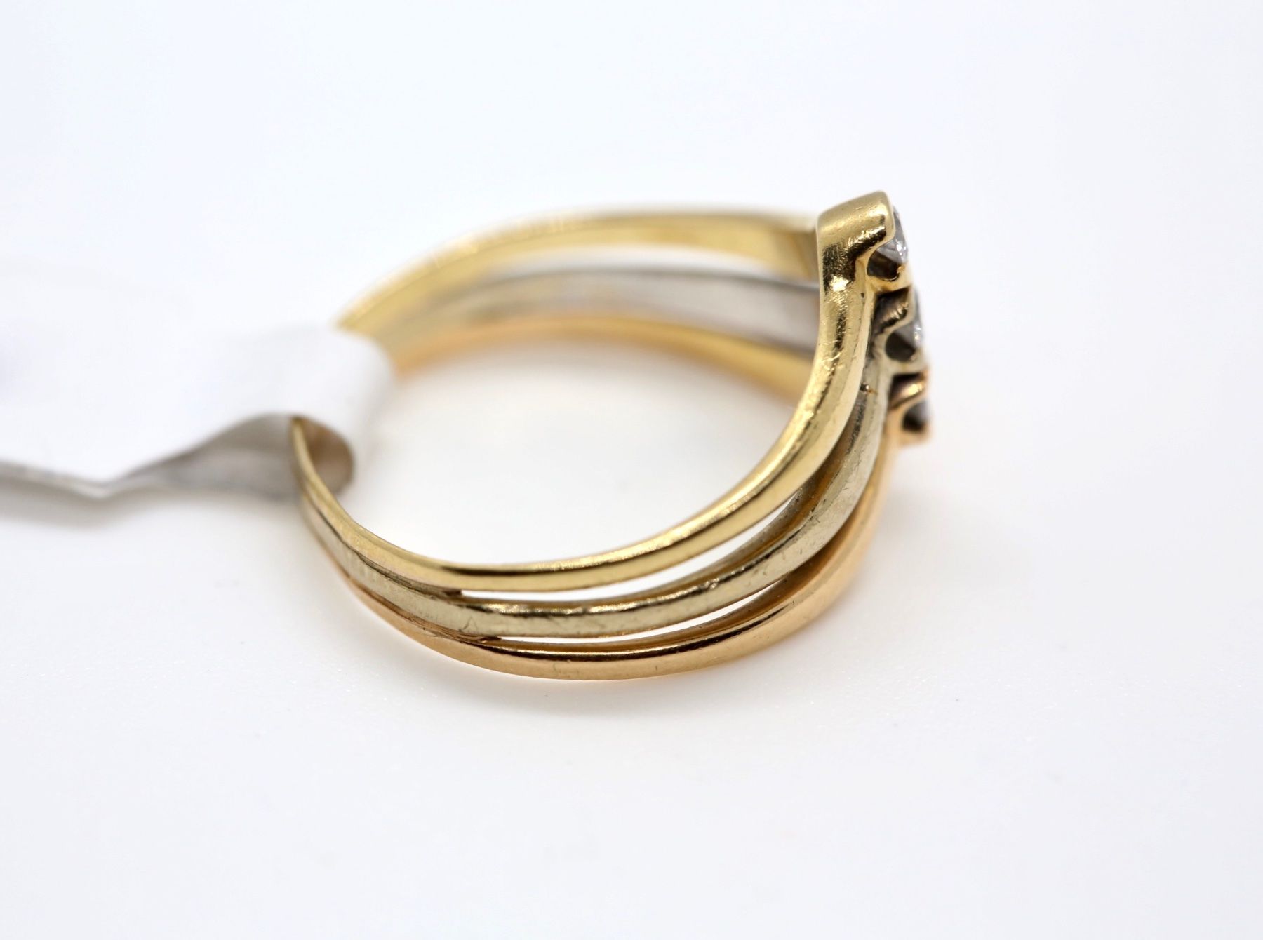 Anelli: Goldring 18K Tricolor – Usato da Reinach BL venduto da Han-Numismatik 4