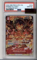 ONE PIECE EN OP01 Monkey.D.Luffy (OP01-024) (V.2) PSA10