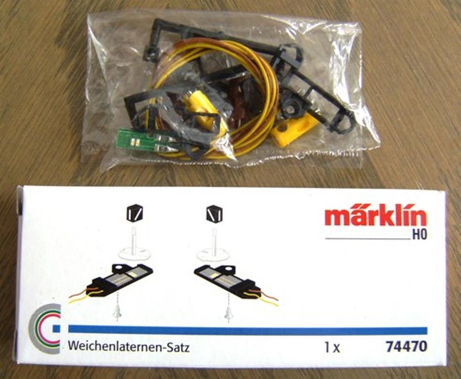 C-Gleis Weichen-Laternen-Paar 74471 (Neu Und Originalverpackt) In St - Foto 8