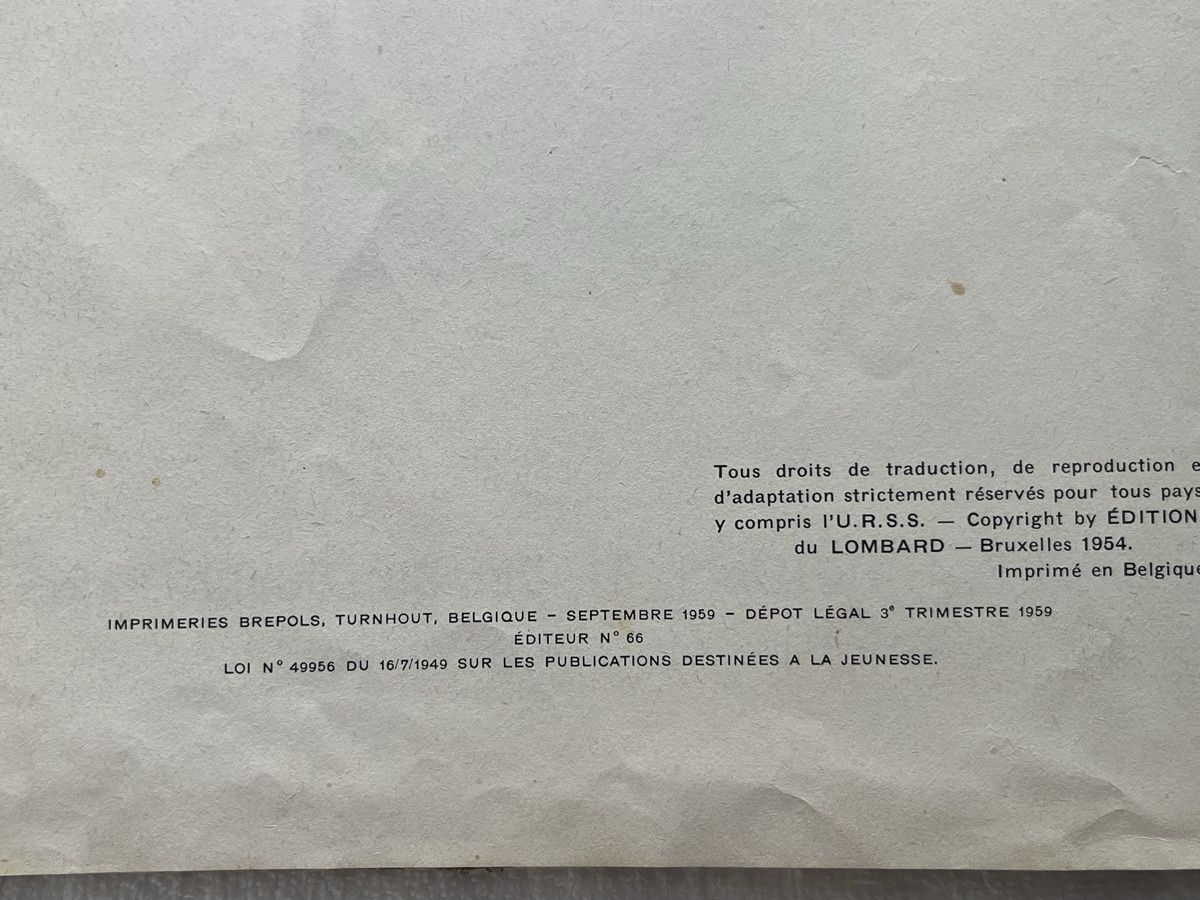 Comics: EO 1959 - Blake & Mortimer La Marque Jaune de E. P. Jacobs – Gebraucht aus Gockhausen von London95 3