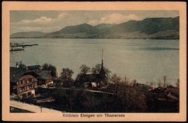 1923_AK - Kirchlein Einigen a. Thunersee (BE) n. Neuchâtel