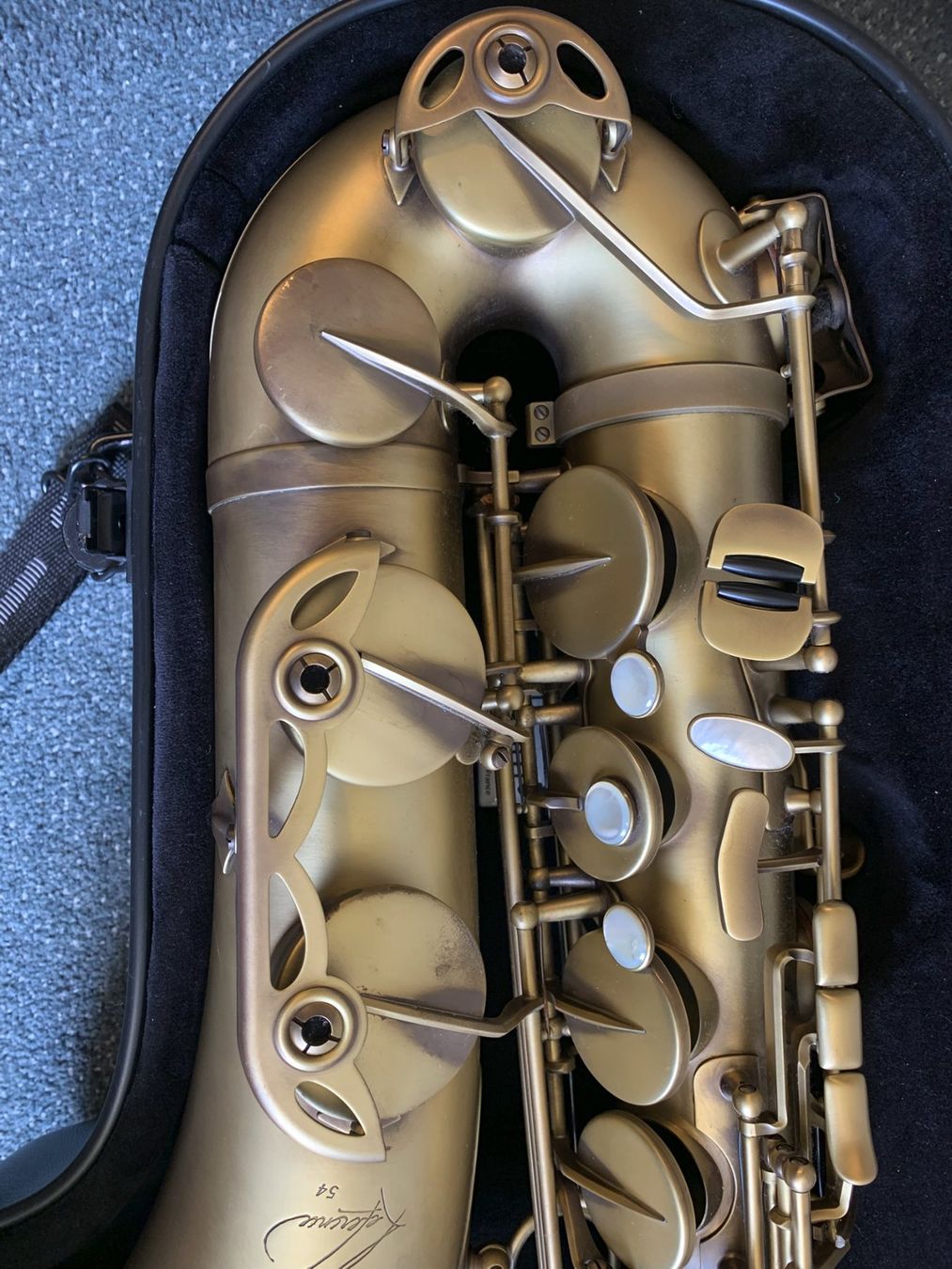 Selmer Strumenti musicali: Selmer Reference 54 Tenorsaxophon matt gold – Usato da Glarus venduto da wshop14 1