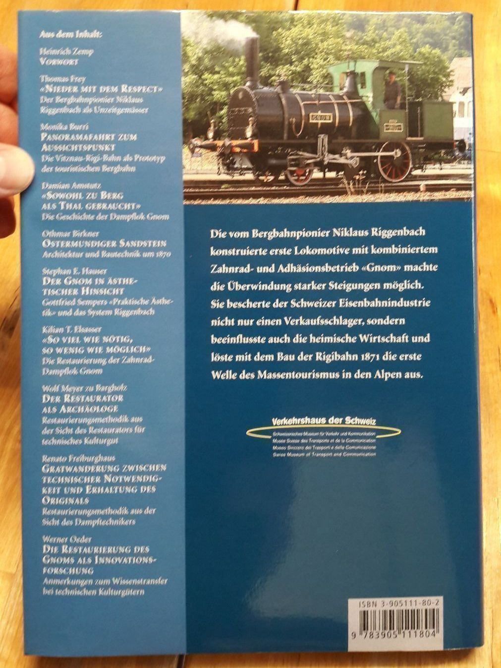 Bücher: Buch : GNOM "Bergbahnpionier und Zahnrad – Neu (gemäss Beschreibung) aus Buttes von Cafe2005 7