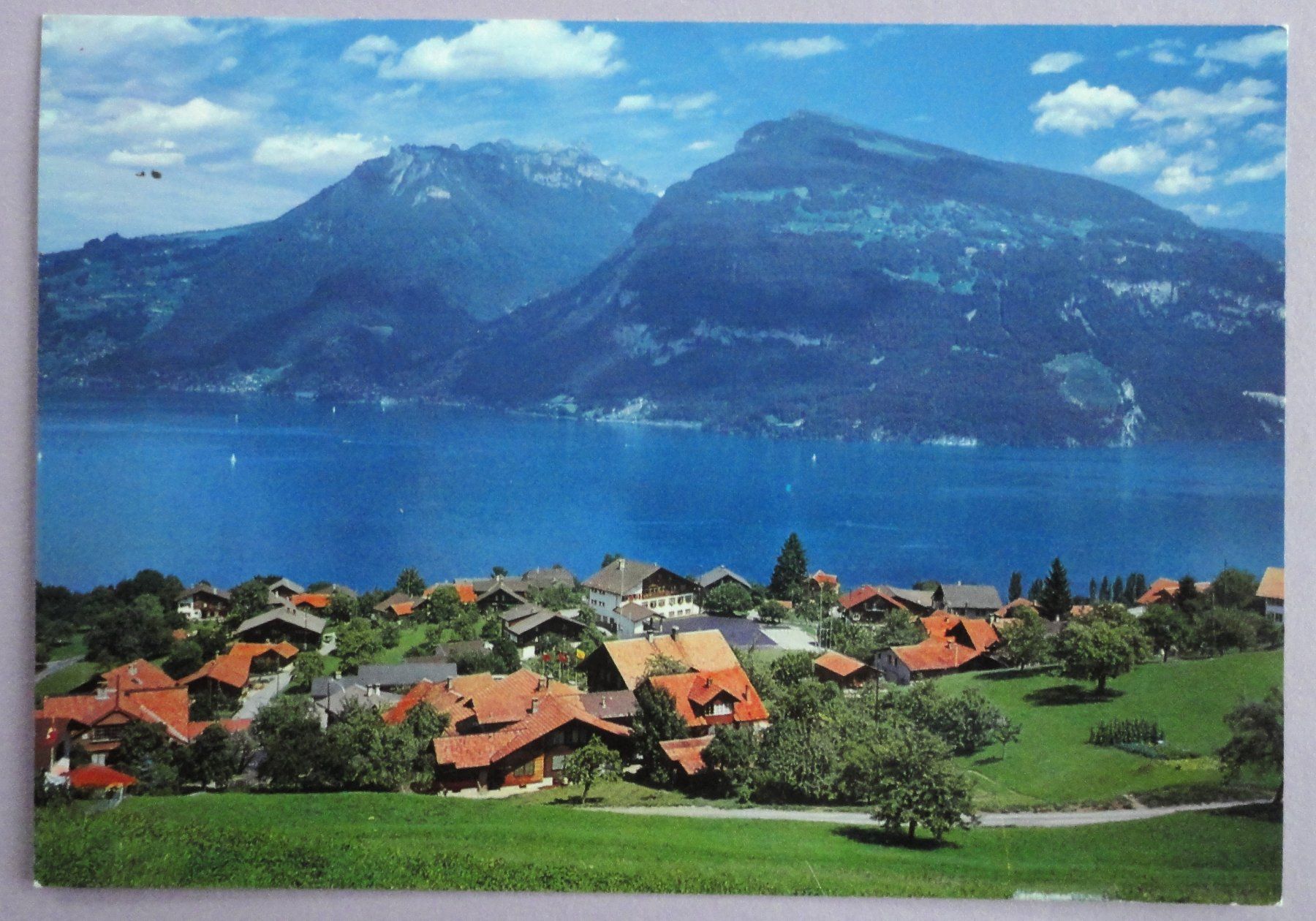 Cartoline postali: Krattigen, Sigriswiler Rothorn – Usato da Fétigny venduto da Billy2miny