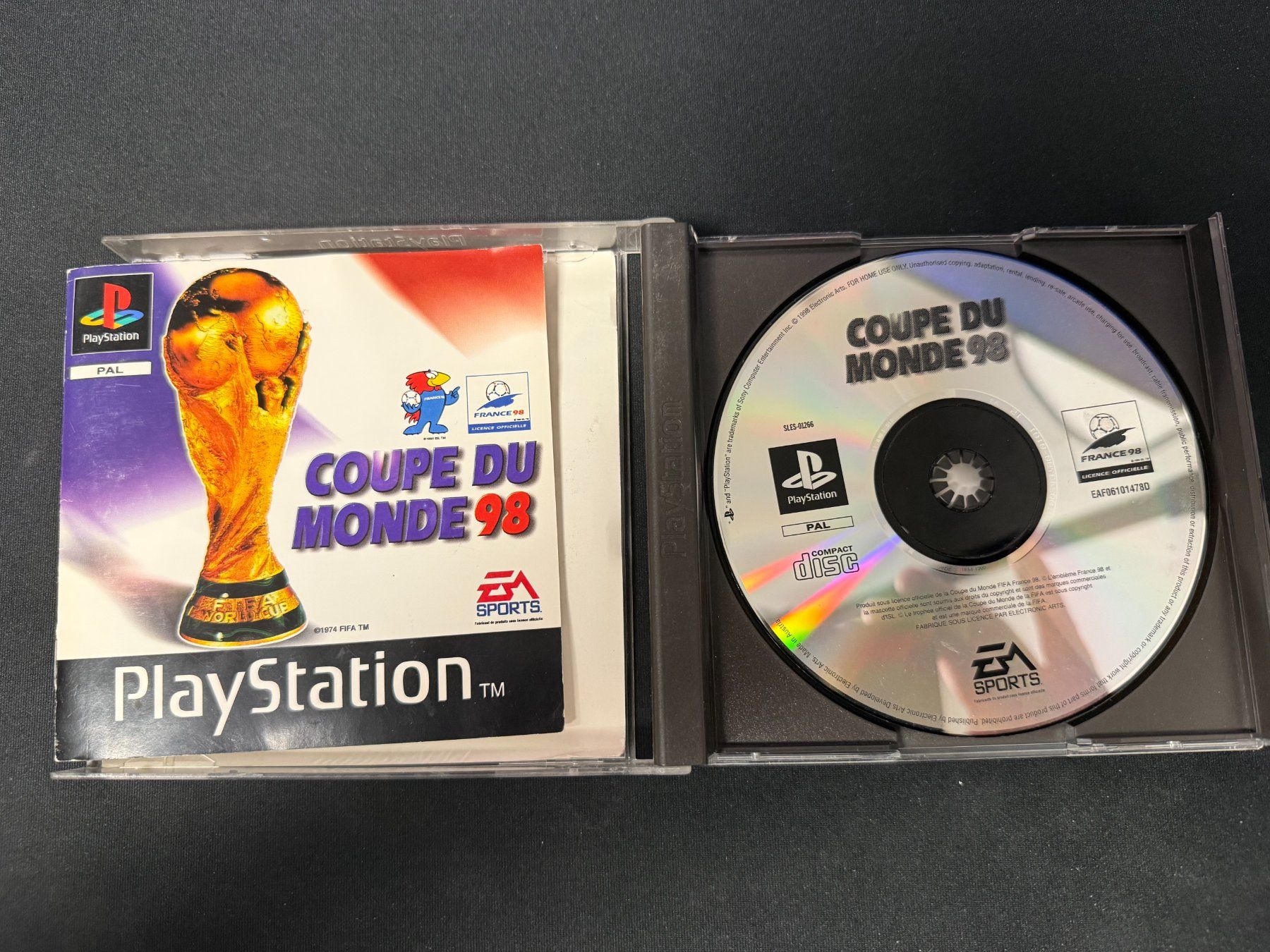 Sony Giochi: Coupe Du Monde 98 - PS1 – Usato da Pont-de-la-Morge venduto da Darfal 1