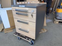 neuer 4er Rollcontainer B 432 x T 580 x H 595 mm