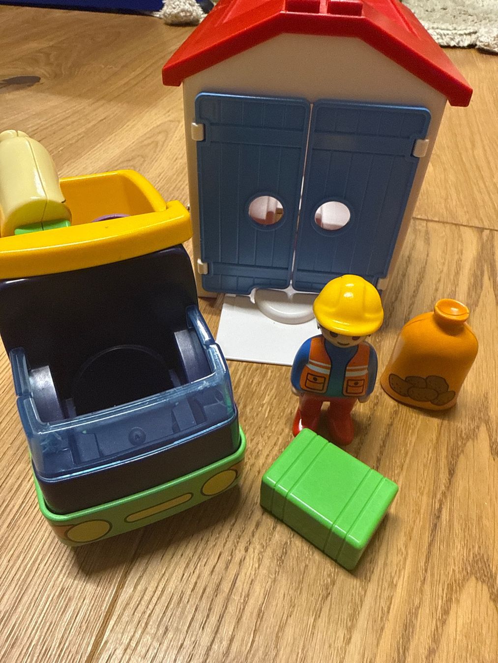 Playmobil Giocattoli: 1.2.3. Playmobl Sortieranlage inkl. Lastwagen – Usato da Sirnach venduto da sbe_pf8v 5