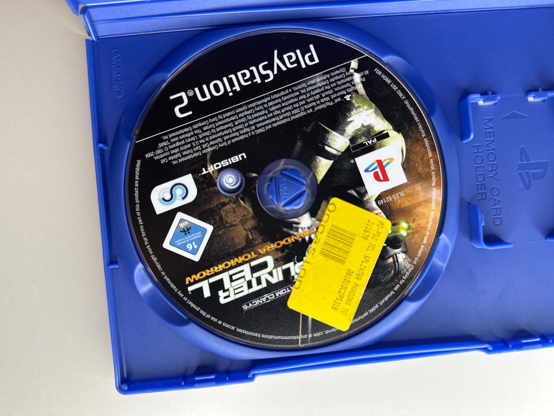 Sony Giochi: Tom Clancys Splinter Cell Pandora Tomorrow - PS2 – Usato da St.gallen venduto da taduz 1