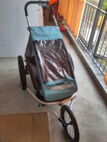 Croozer bicycle trailer blue brown used condition