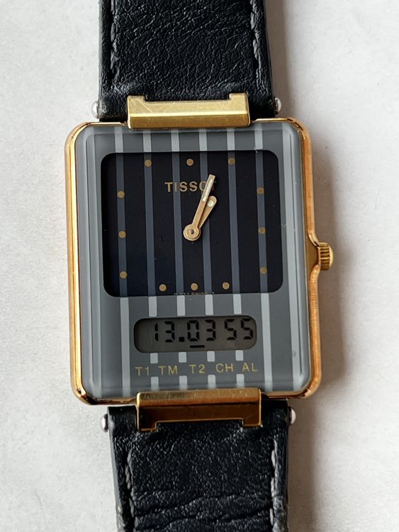Horloge montée sur un 45 tours Polydor - Livré avec pile. (Gebraucht