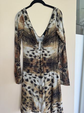 Kleid Just Cavalli Tiermuster Grösse 44 guter Zustand
