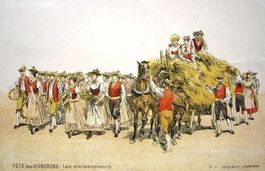 VEVEY Fête d. Vignerons Les moissonneurs
