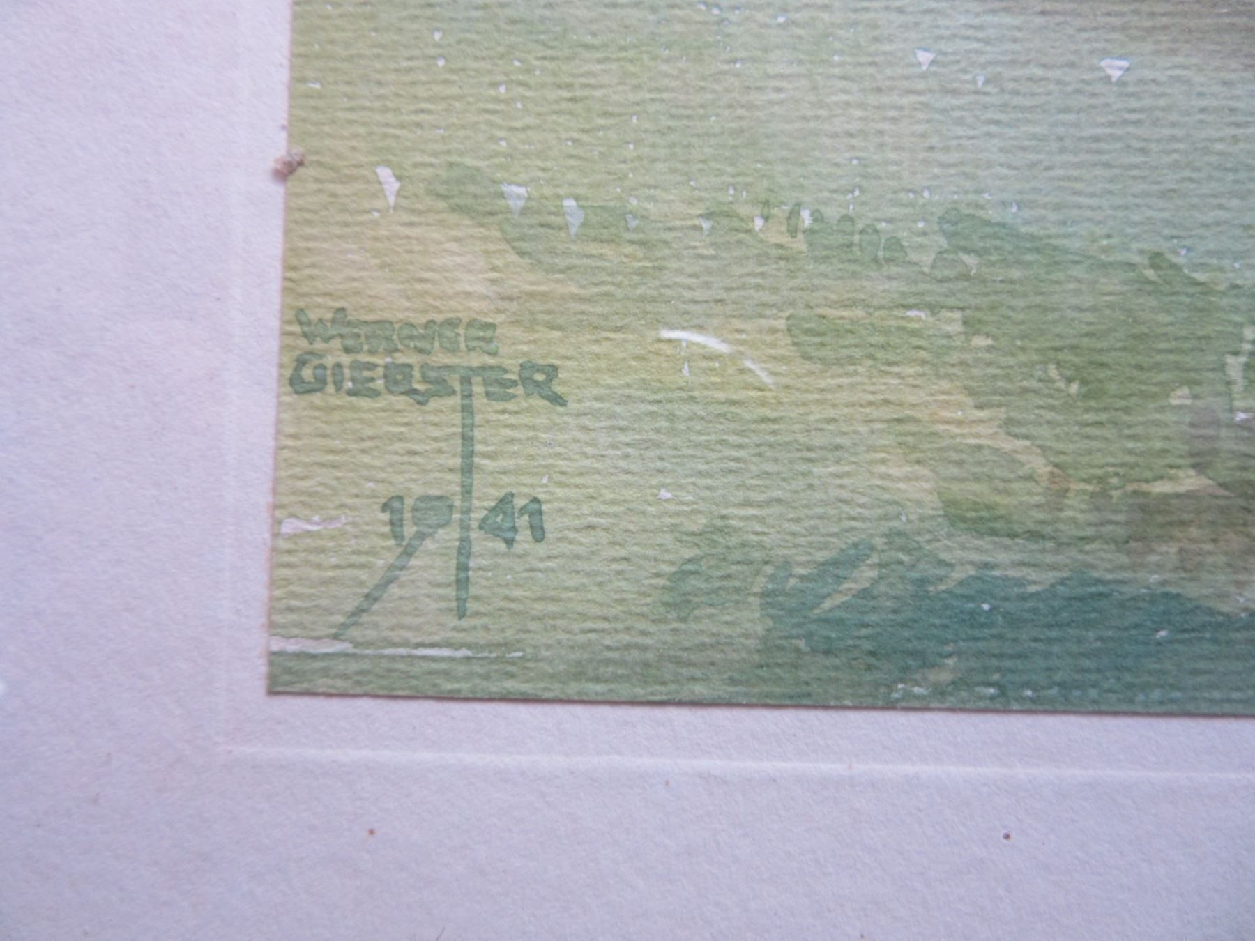 Foto & Immagini: WERNER GIERSTR ORIGINAL SIGNIERT AQUARELL – Usato da Gersau venduto da kunst-online 2