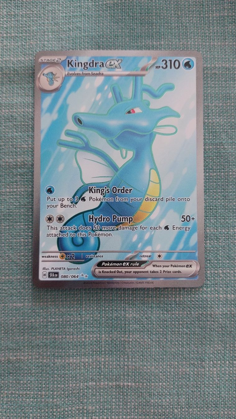 Pokémon Carte collezionabili: Kingdra ex Fullart Shrouded Fable – Nuovo (secondo la descrizione) da Bellinzona venduto da Pagur