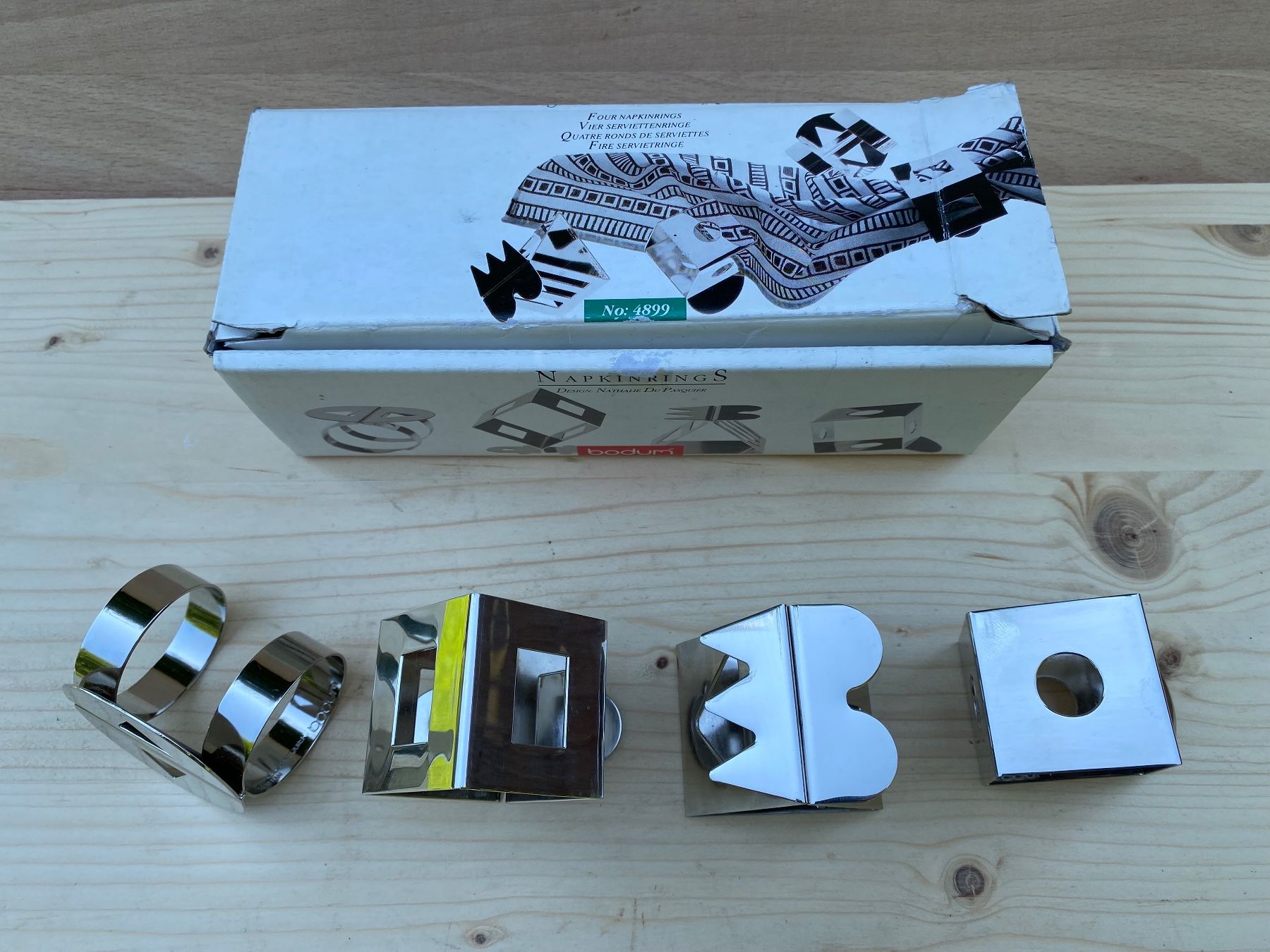 Bodum Sonstige Dekorationen & Accessoires: 4 schöne Vintage Bodum Serviettenringe – Gebraucht aus Feldbach von Olive1 1