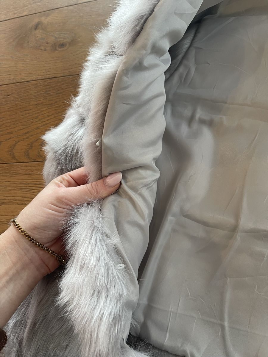 Gilet & Giacche senza maniche: Neues hellgraues Kunstfell Gilet Gr M – Nuovo (secondo la descrizione) da Bassersdorf venduto da Sandy456 5