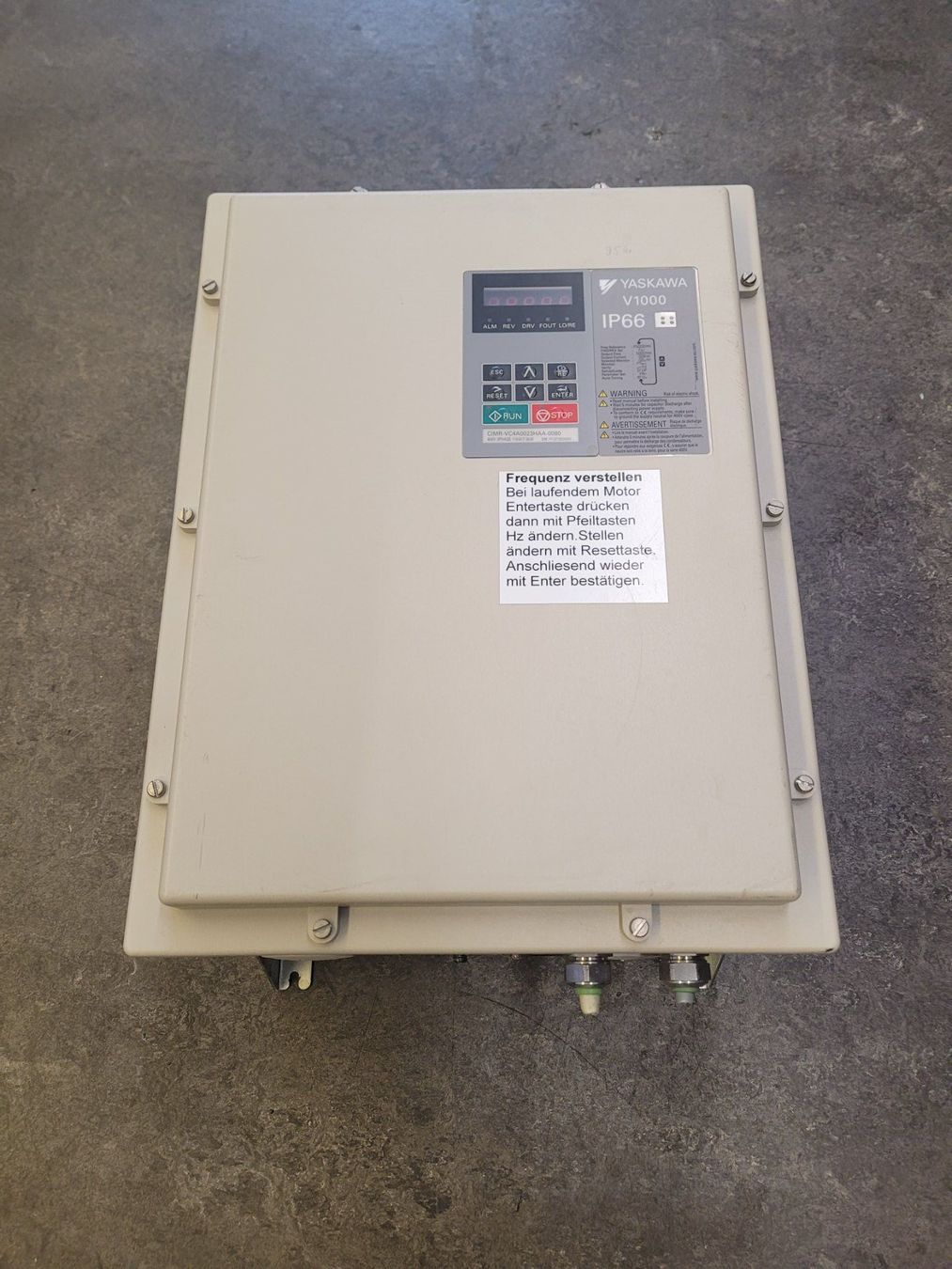 Componenti elettronici: Yaskawa V1000 Frequenzumrichter, IP66 – Usato da Vitznau venduto da Vitznau84 5