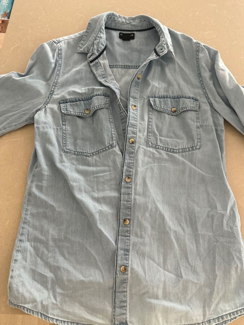 Cyrillus Camicette: 🩵 Cyrillus Paris Jeansbluse | Hellblau | Gr. 36 – Usato da Weggis venduto da _GMA9 3