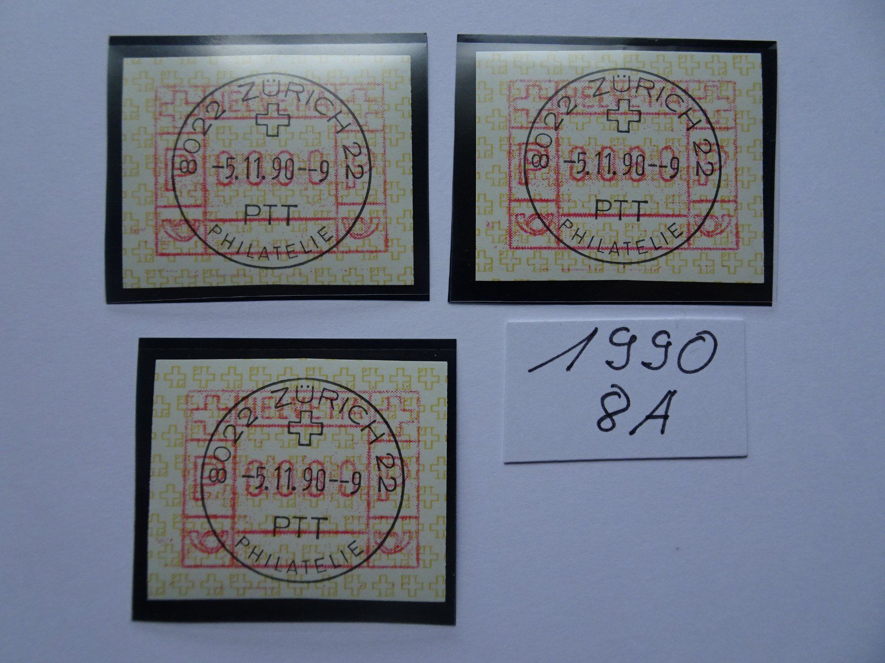 Tutti i francobolli: ATM-Typ 8A Vollstempel – Nuovo (secondo la descrizione) da Aadorf venduto da Chnorli-Furz