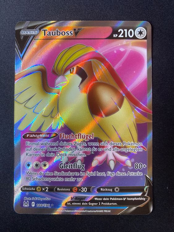 Portachiavi Originale Pokemon Pidgeot (Tauboss/Roucarnage) PVC, TOMY, Nuovo