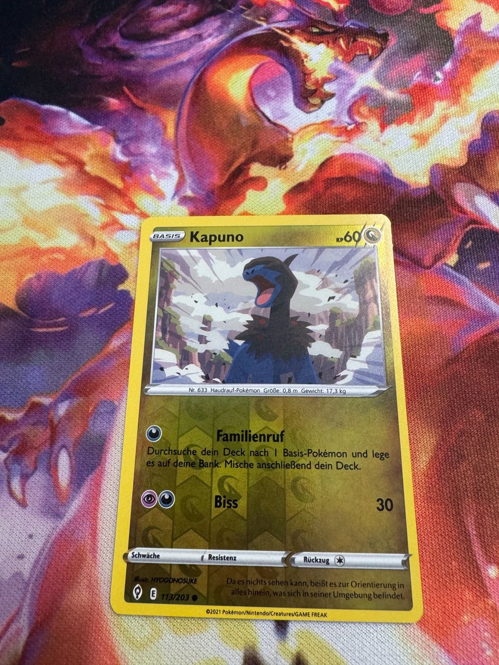 Pokémon Carte collezionabili: Kapuno (EVS 113) / Reverse Holo / Drachenwandel – Nuovo (secondo la descrizione) da Bülach venduto da CherryBlu