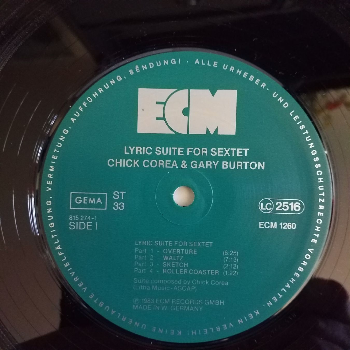 Dischi in vinile: CHICK COREA - GARY BURTON,  lyric ........ 1st 1983  - NEW - – Nuovo (secondo la descrizione) da Yverdon-les-Bains venduto da Jacotreut 2