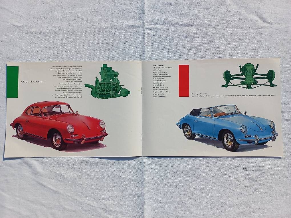 Documenti: Porsche 356 B - Original Prospekt 1960 – Usato da Frauenkappelen venduto da Chruetzhubel 2