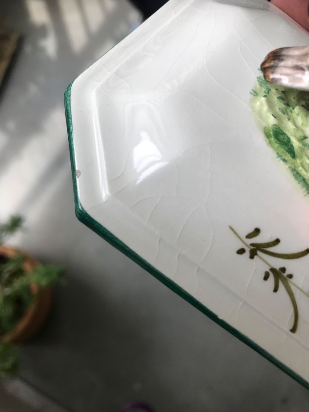 Tutte le decorazioni: Keramik Dose mit Ente Dekor – Usato da Rapperswil SG venduto da cosiba01 7