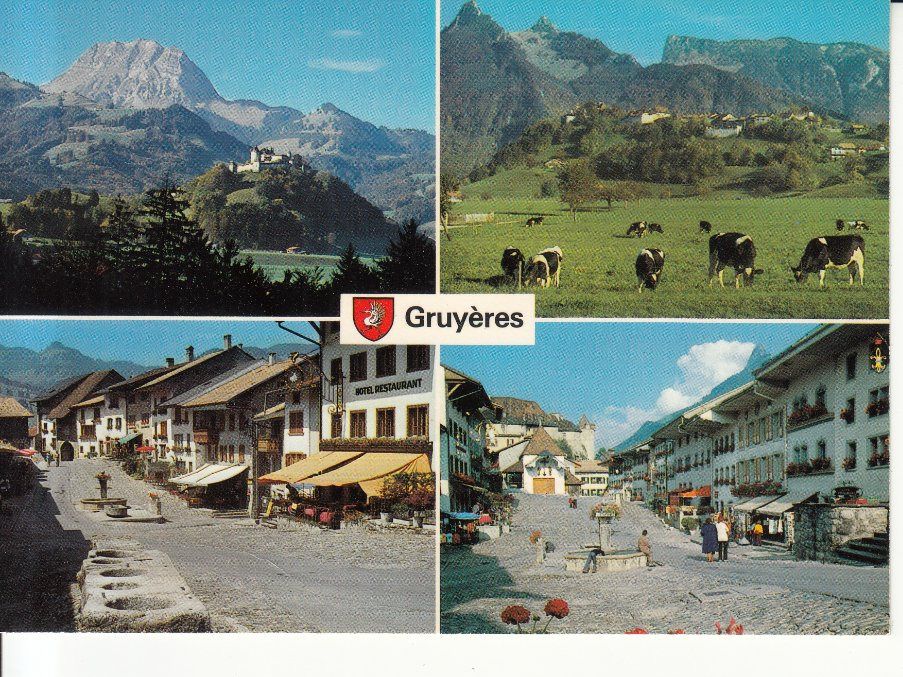 Cartoline postali: Gruyères ca. 1970 – Usato da Bürglen TG venduto da StampGraf