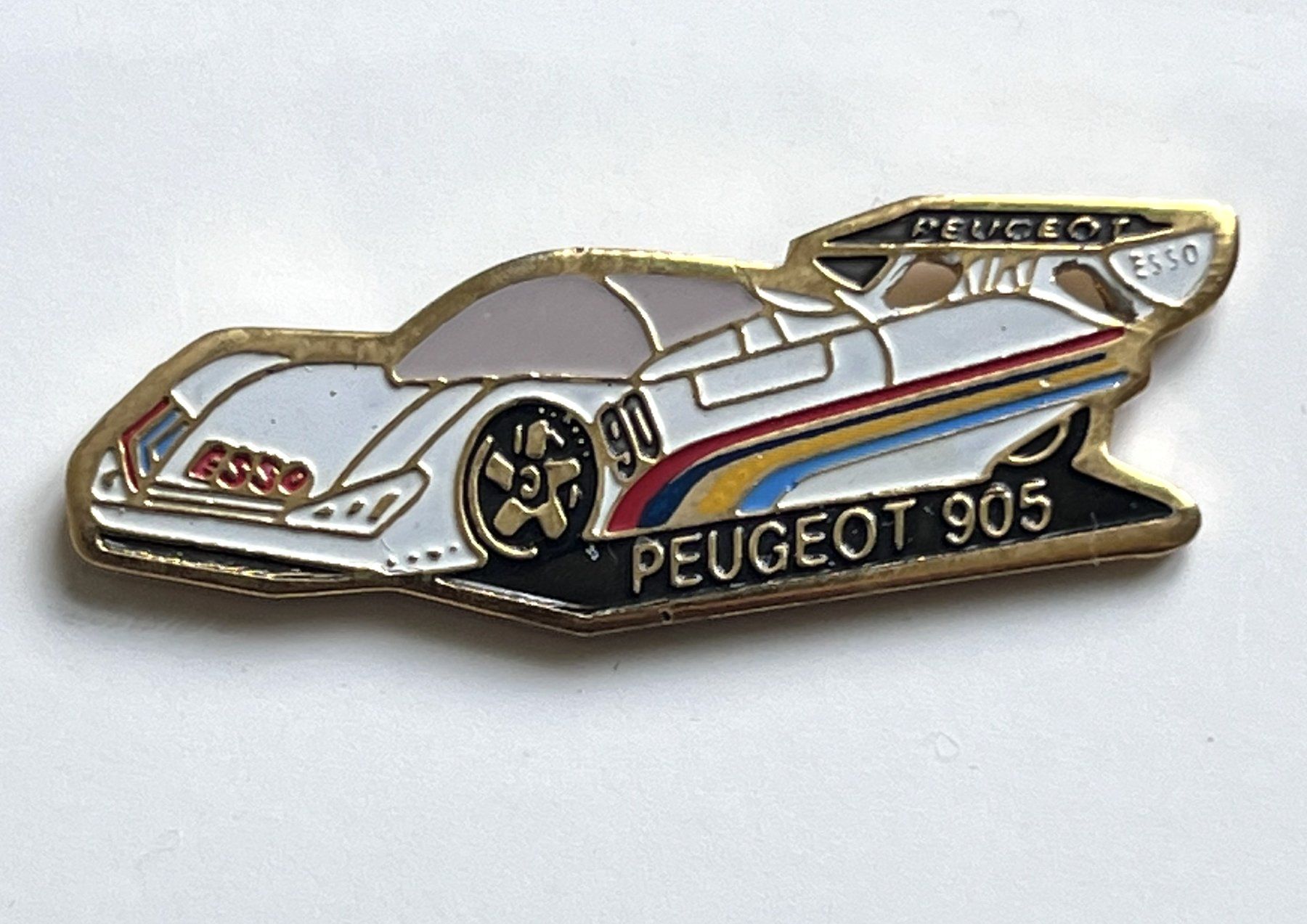 Peugeot Placchette & Badge: Pin Rennauto Peugeot 905 – Usato da Kriens venduto da TSCH1