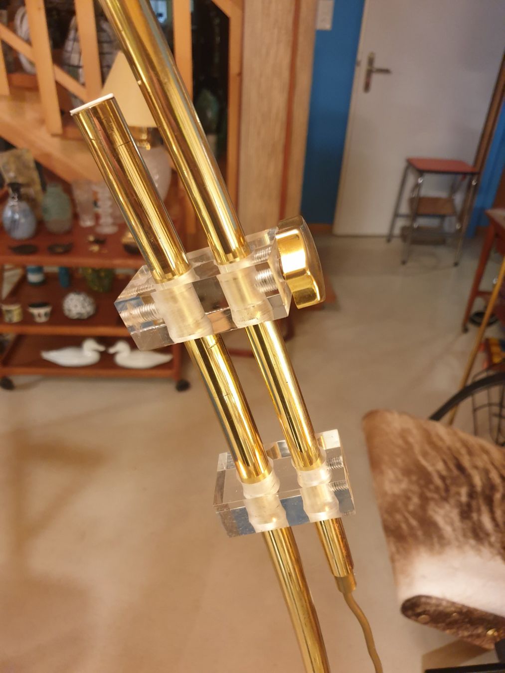 Lampade: Italy Bogenlampe 70iger – Usato da rebstein venduto da spacy73 5