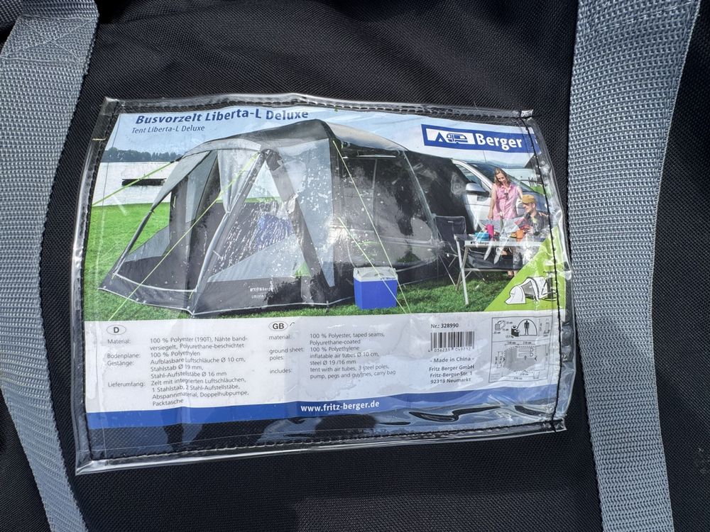 Vorzelte & Markisen: Luft-Vorzelt zu VW California oder Camper, Berger Liberta L – Gebraucht aus Tegerfelden von Kiwi1809 1
