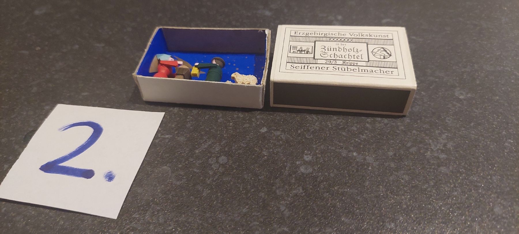 Alle Dekorationen: Miniatur Weihnachtskrippe  – Neu (gemäss Beschreibung) aus Muri AG von nindo1 1