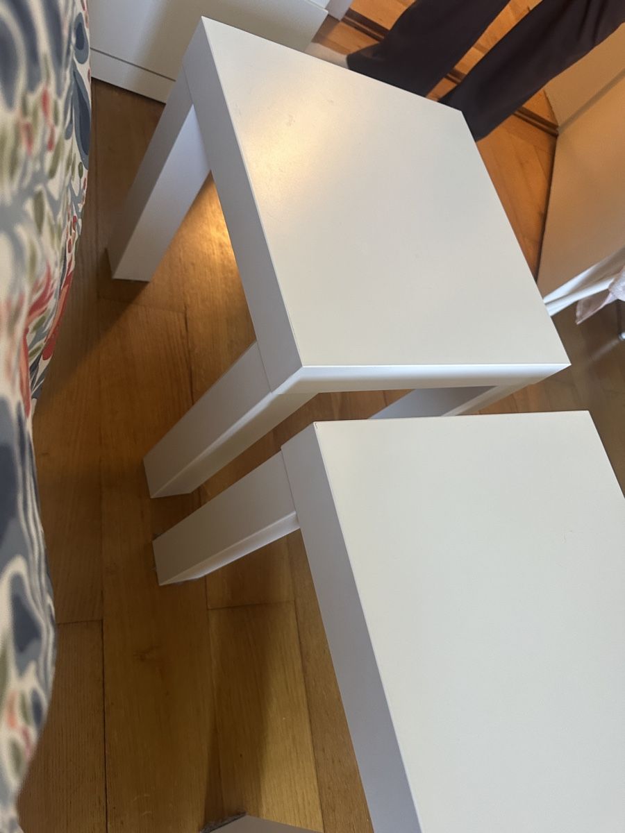 Ikea Nachttische: 2 IKEA LACK Side table white 35x35 cm used – Gebraucht aus Lausanne von lui_d9g6 1
