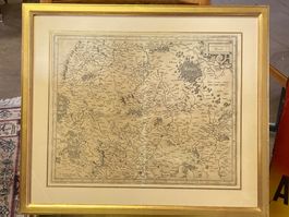 (77) Palatinatus Rheni antike Landkarte