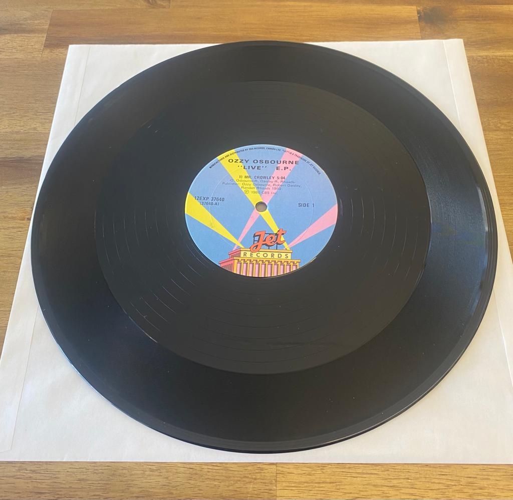 Dischi in vinile: Ozzy Osbourne Live E.P. 1982 – Usato da Belp venduto da B7L0 2