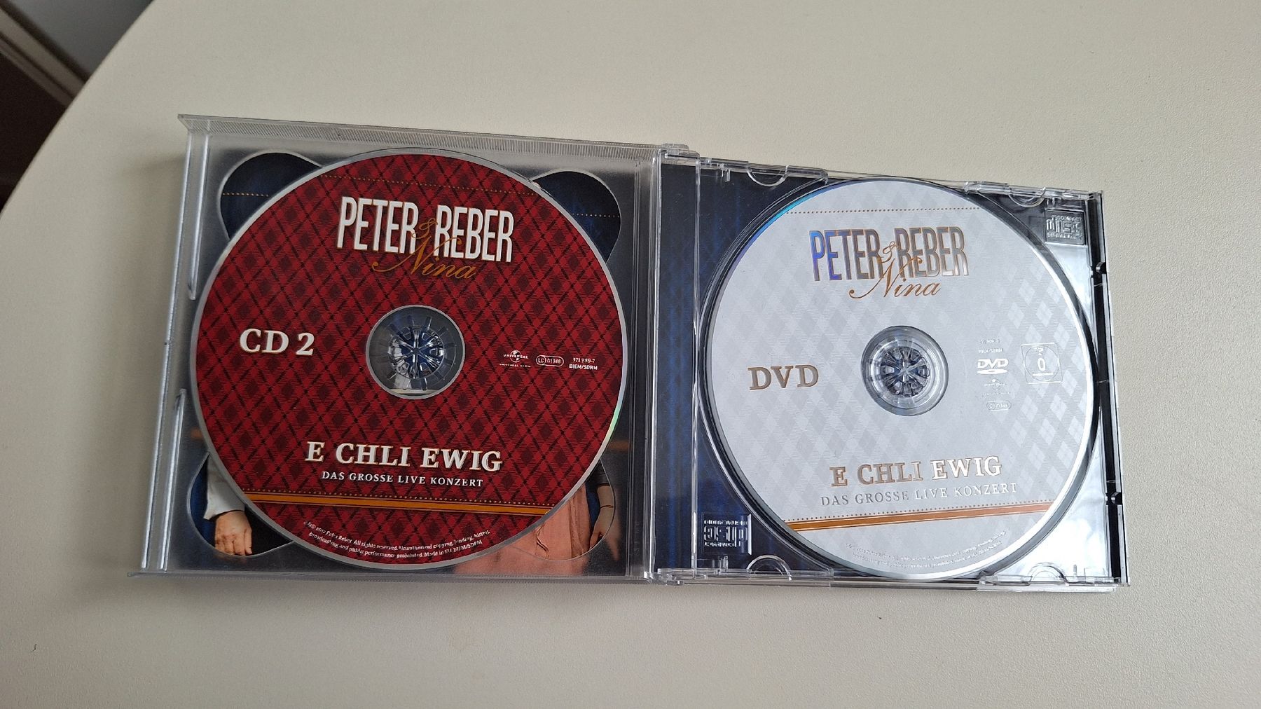 CD: Peter Reber & Nina: E Chli Ewig 2CD + DVD Live Konzert – Usato da Lützelflüh-Goldb venduto da bli_f2v9 4