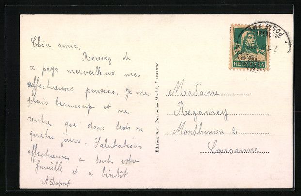 Cartoline postali: Chesières, Panorama et les Depts du Mid – Usato da Berlin venduto da bartko-reher 1