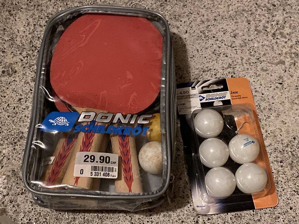Coffret Vintage Ping-Pong – Raquettes, Balles, Filet Et Supports