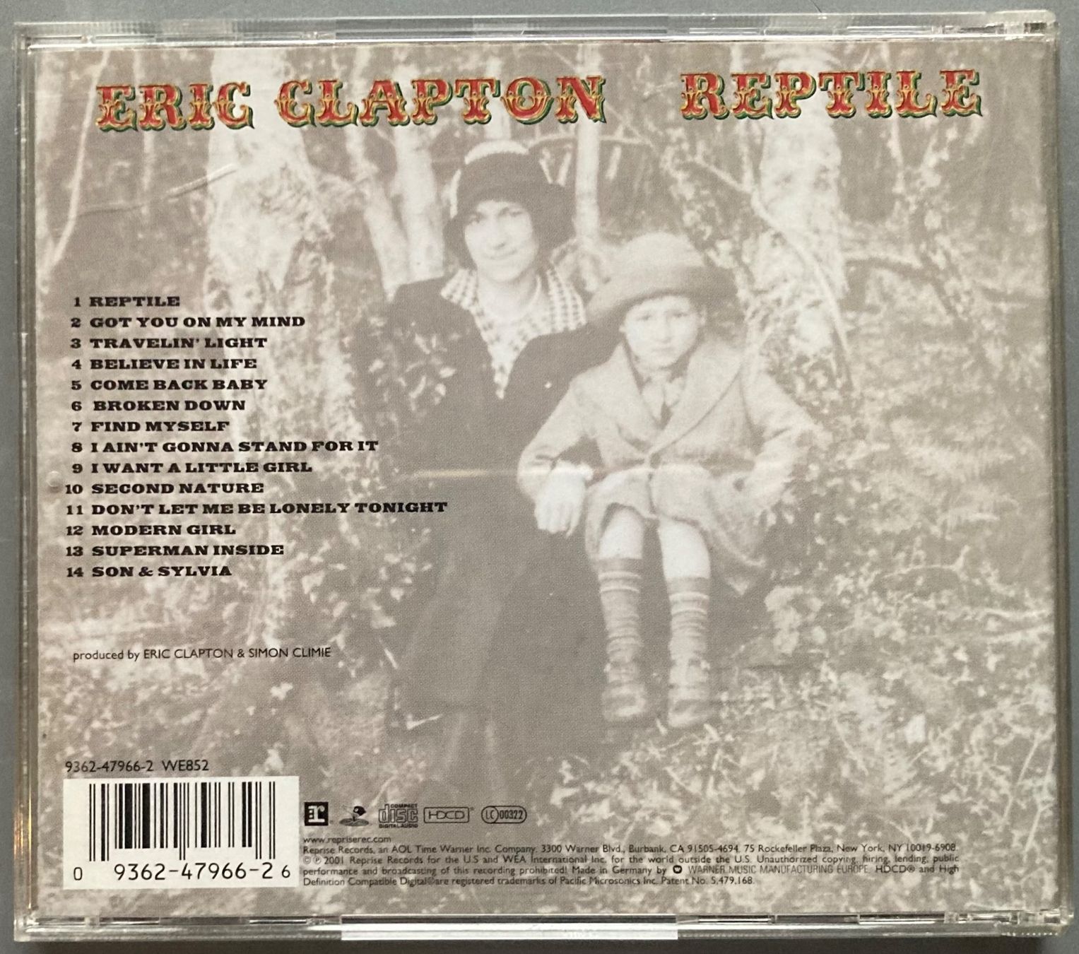 CDs: ERIC CLAPTON - REPTILE – D'occasion à Poliez-Pittet par Newtown-Records 1