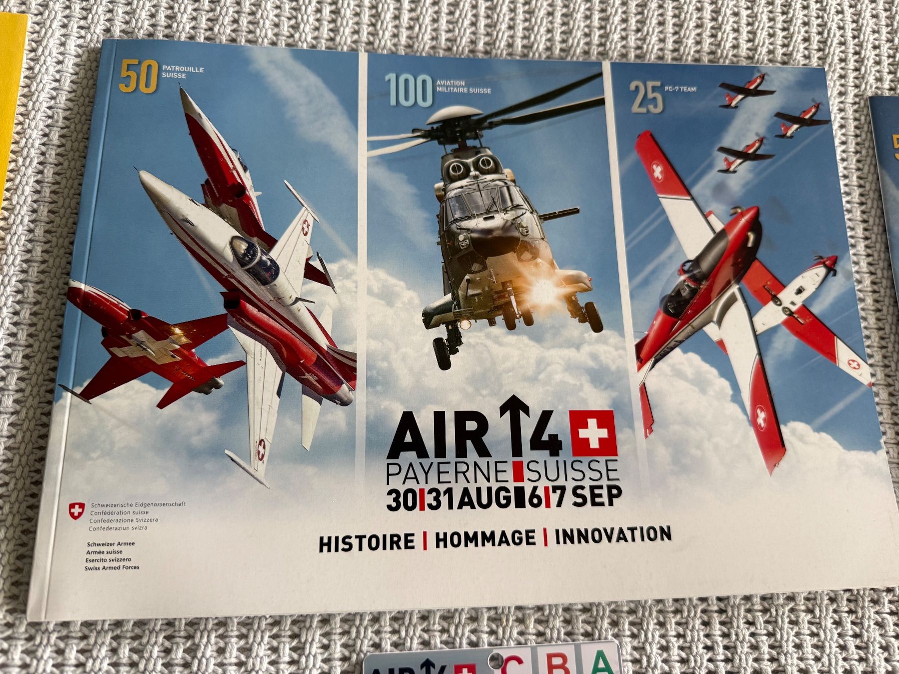 Schweizer Armee Documenti: Prospekte/Dokumente Air Show AIR14 Payerne - Luftwaffe – Usato da Brütten venduto da Hst1 5