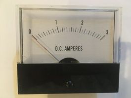 Drehspulinstrument 0-3A DC