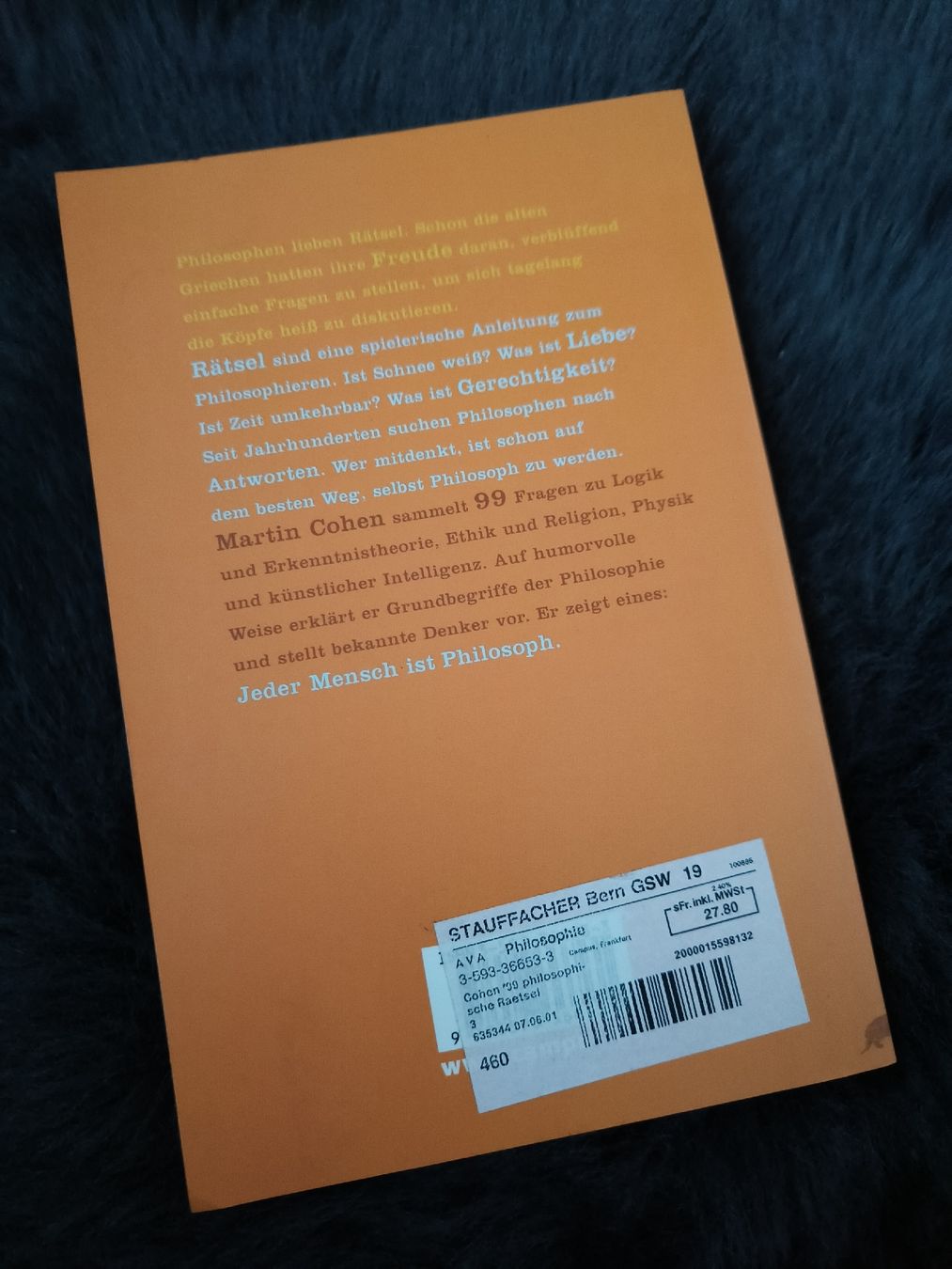 Libri: 99 philosophische Rätsel – Usato da Dietlikon venduto da Dietlikon_Verkauf 1