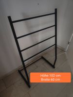 Handtuchhalter schwarz Höhe 102 cm Breite 60 cm