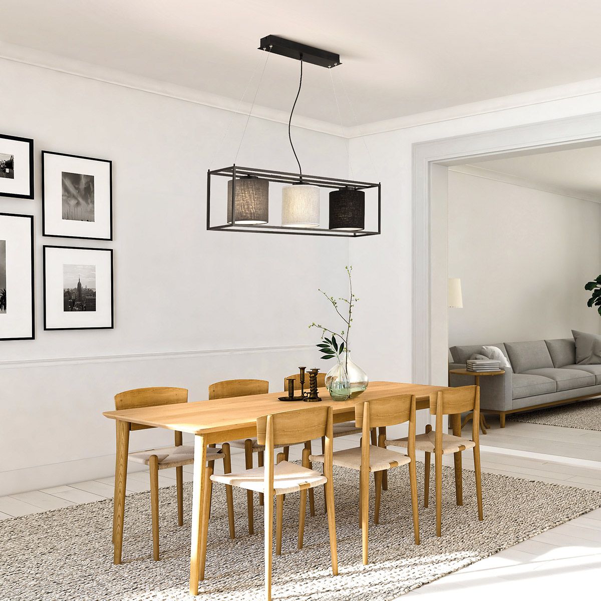 Lampadari & plafoniere: Pendelleuchte, 90 cm x 20 cm, 3 Strahler – Nuovo (secondo la descrizione) da Kreuzlingen venduto da Smart-Light 1