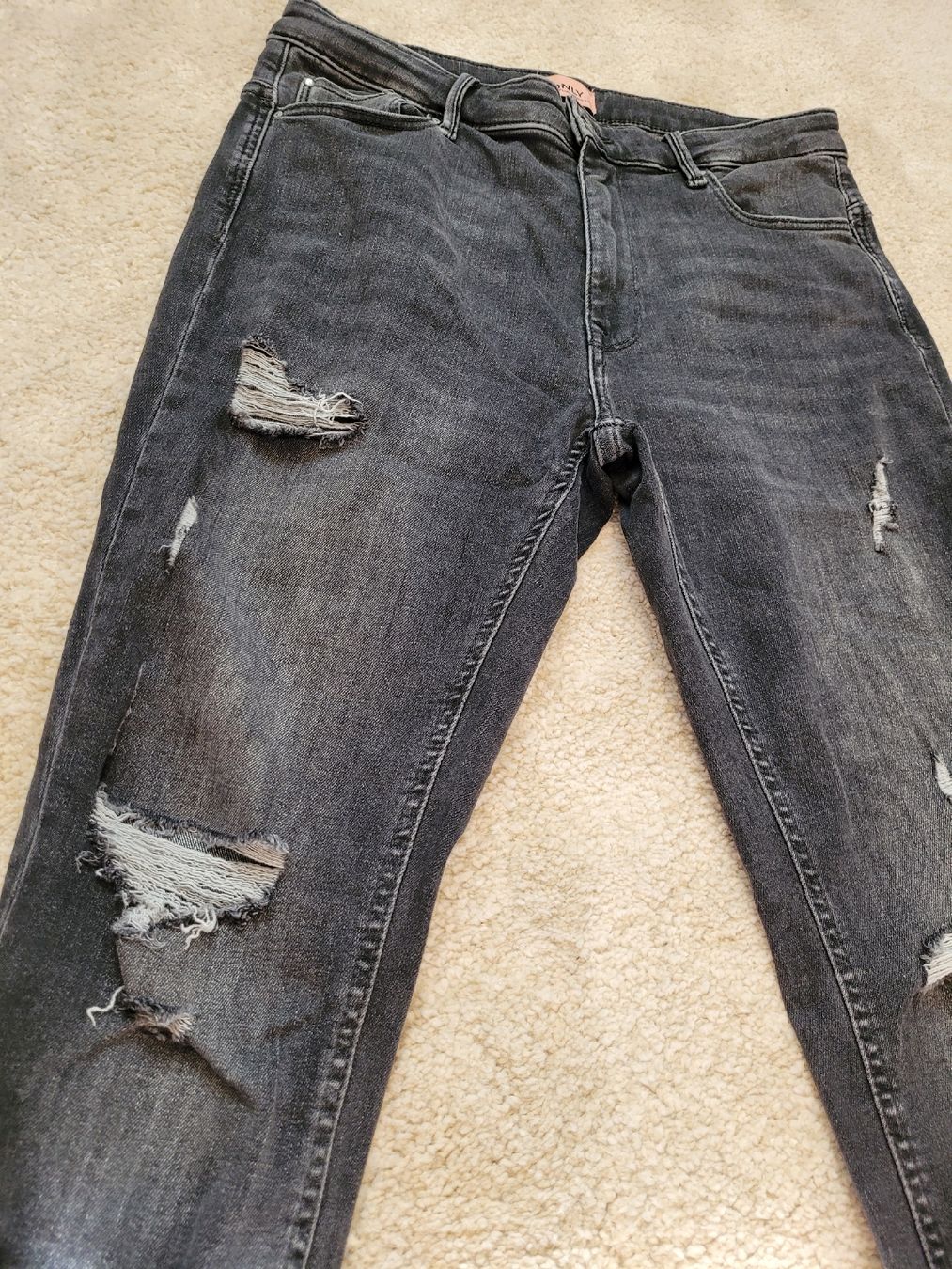 Only Jeans: ONLY Jeans Grau/schwarz Destroyed Look – Nuovo (secondo la descrizione) da Bennau venduto da Moonshine_68 2