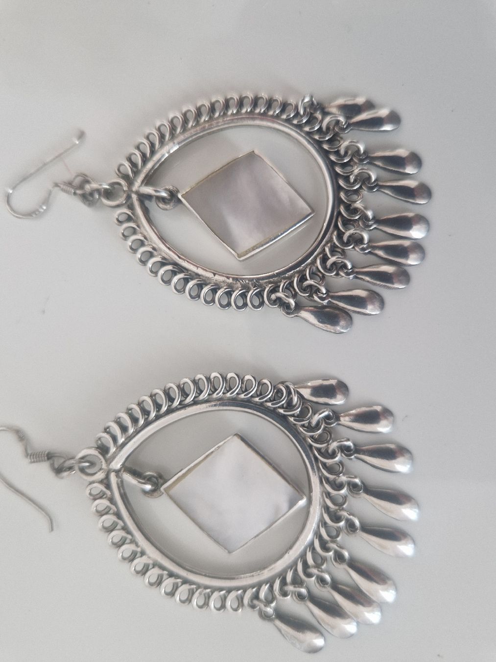 Boucles d'oreille: Ohrringe 925 Silber mit echtem Perlmutt – D'occasion à Küsnacht ZH par 2011_ 4