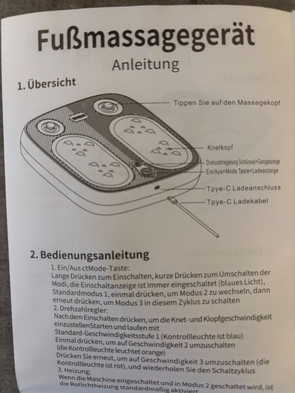 Massagegeräte: Fussmassagegerät – Neu (gemäss Beschreibung) aus Kloten von Sunnysunny 5
