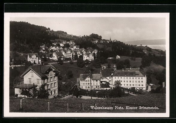 Cartoline postali: Walzenhausen-Platz, Kloster Grimenstein – Usato da Berlin venduto da bartko-reher