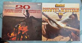2 Schallplatten Country & Western Hits - Rarität!